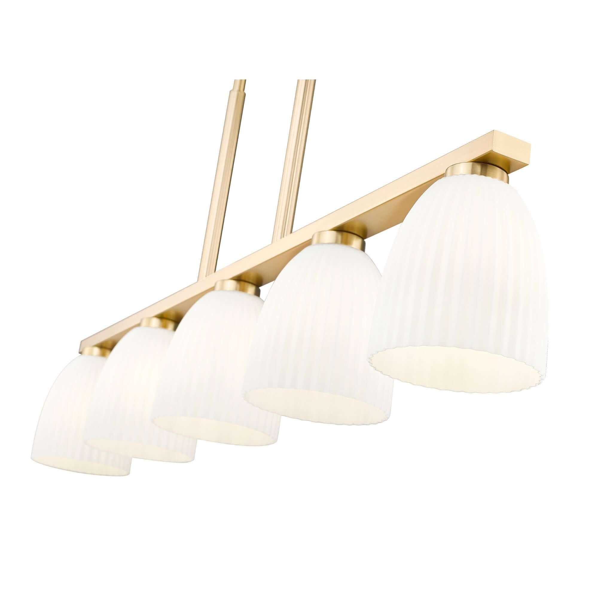 Naya 5 Light Linear Chandelier Modern Gold