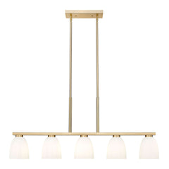Naya 5 Light Linear Chandelier Modern Gold