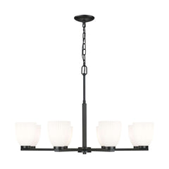 Naya 8 Light Chandelier Matte Black