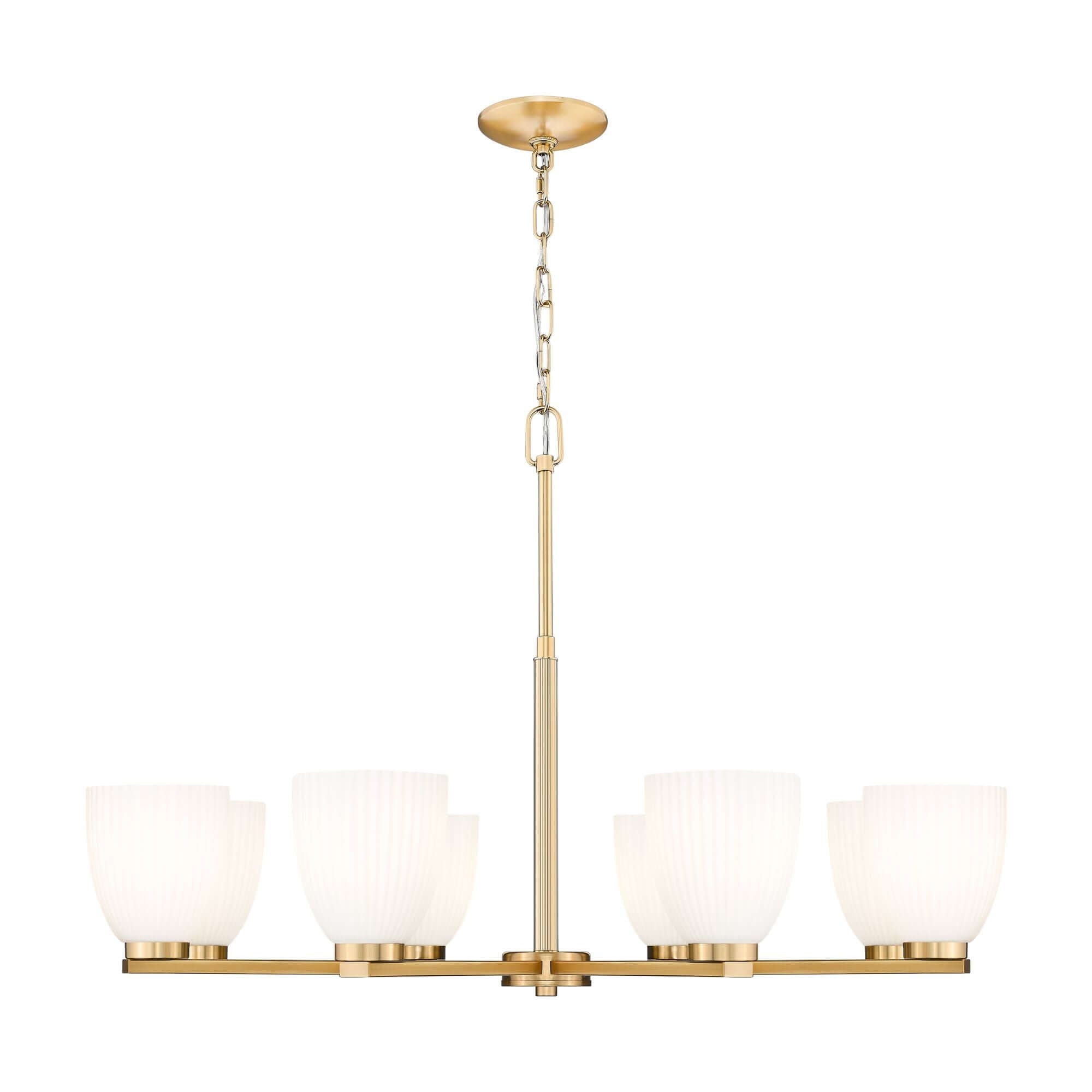 Naya 8 Light Chandelier Modern Gold