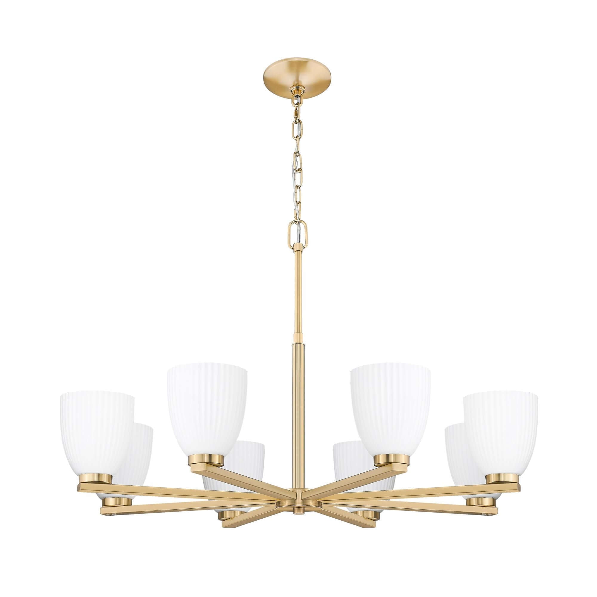 Naya 8 Light Chandelier Modern Gold