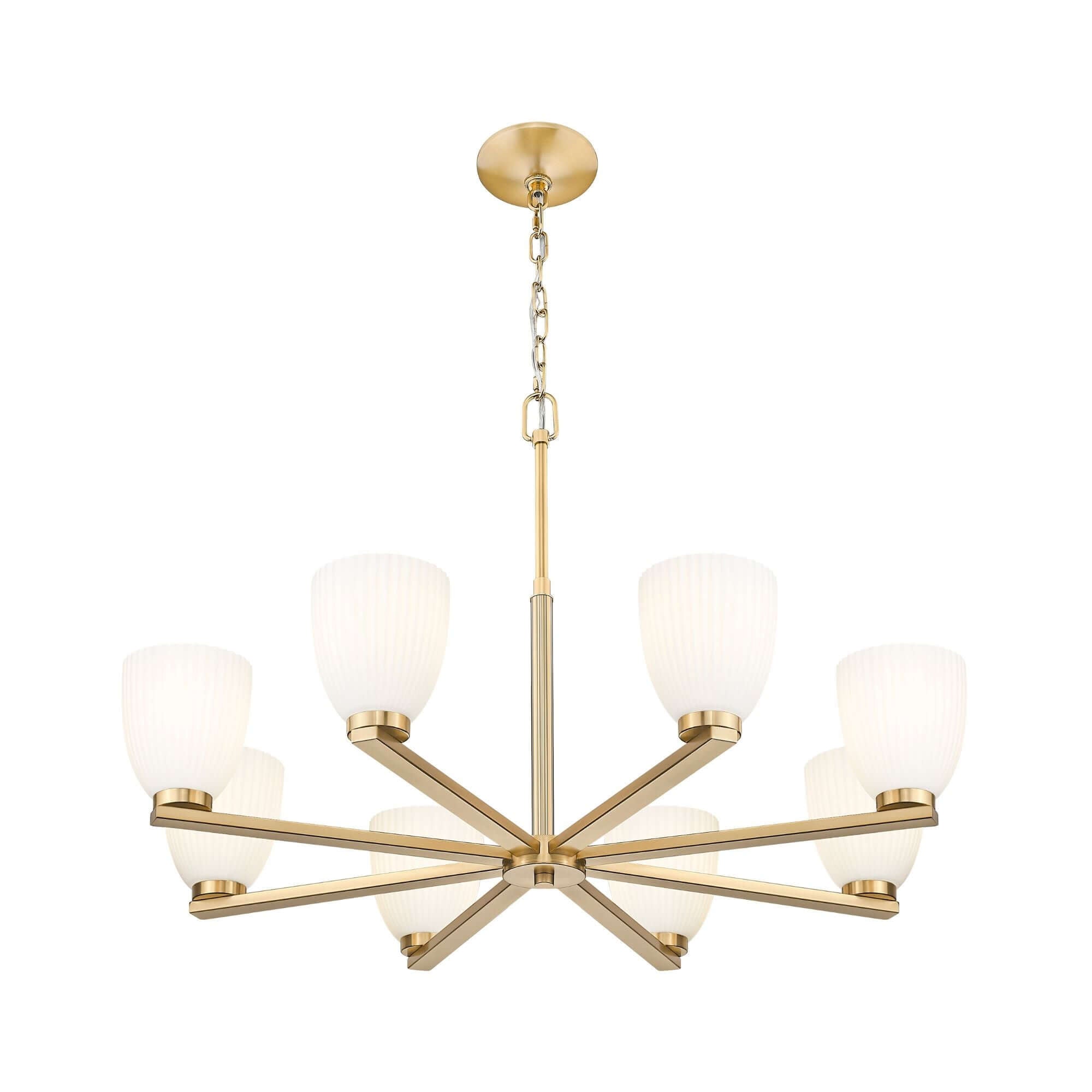 Naya 8 Light Chandelier Modern Gold