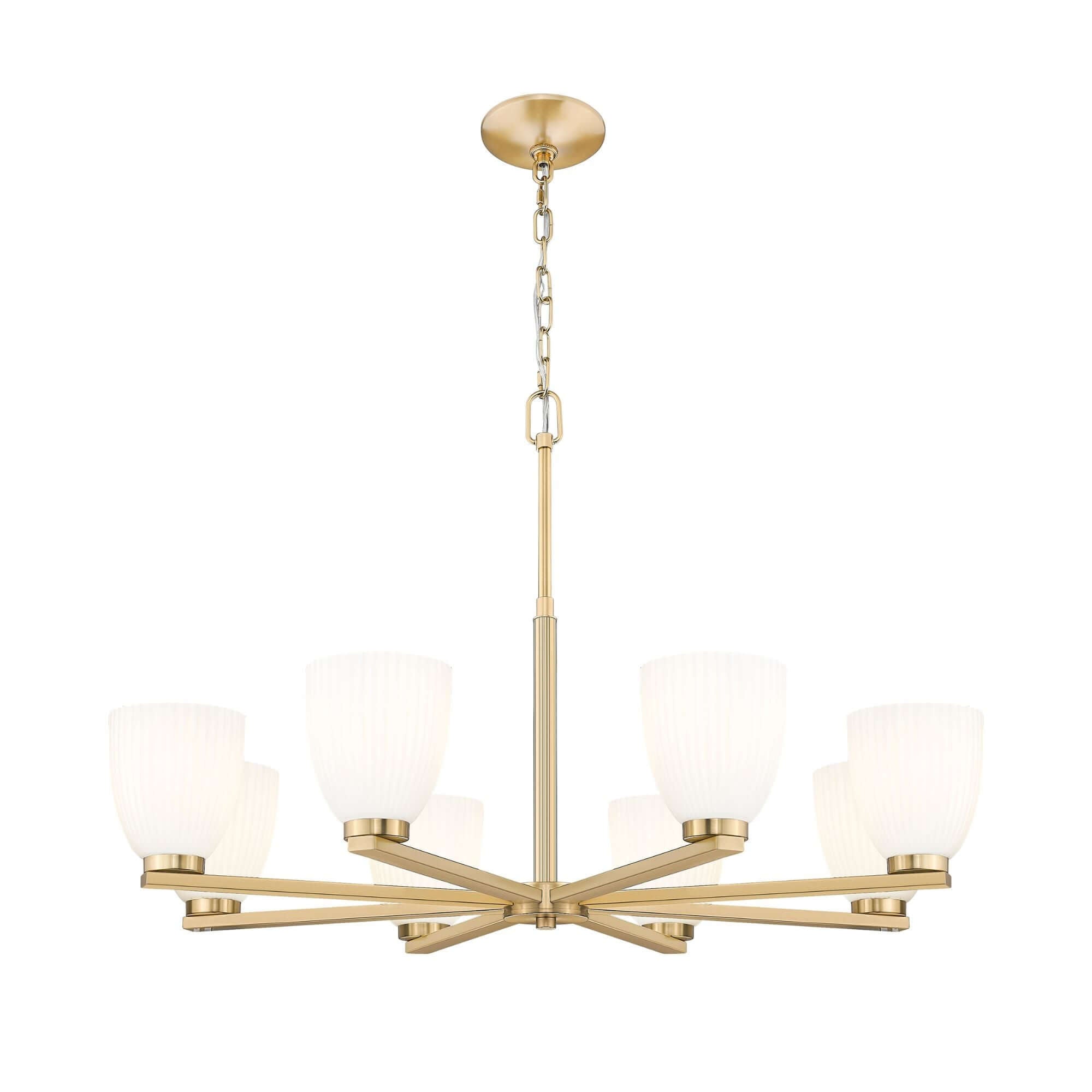 Naya 8 Light Chandelier Modern Gold