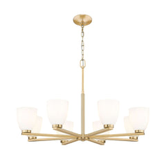 Naya 8 Light Chandelier Modern Gold