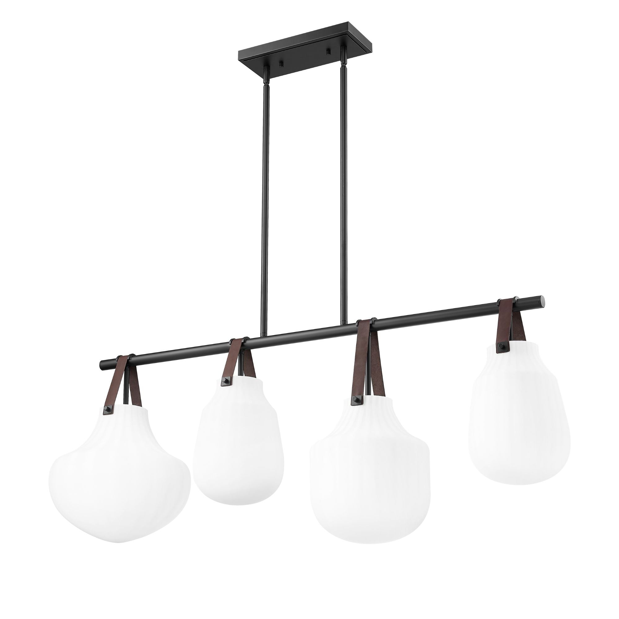 Newbury 4 Light Pendant Matte Black