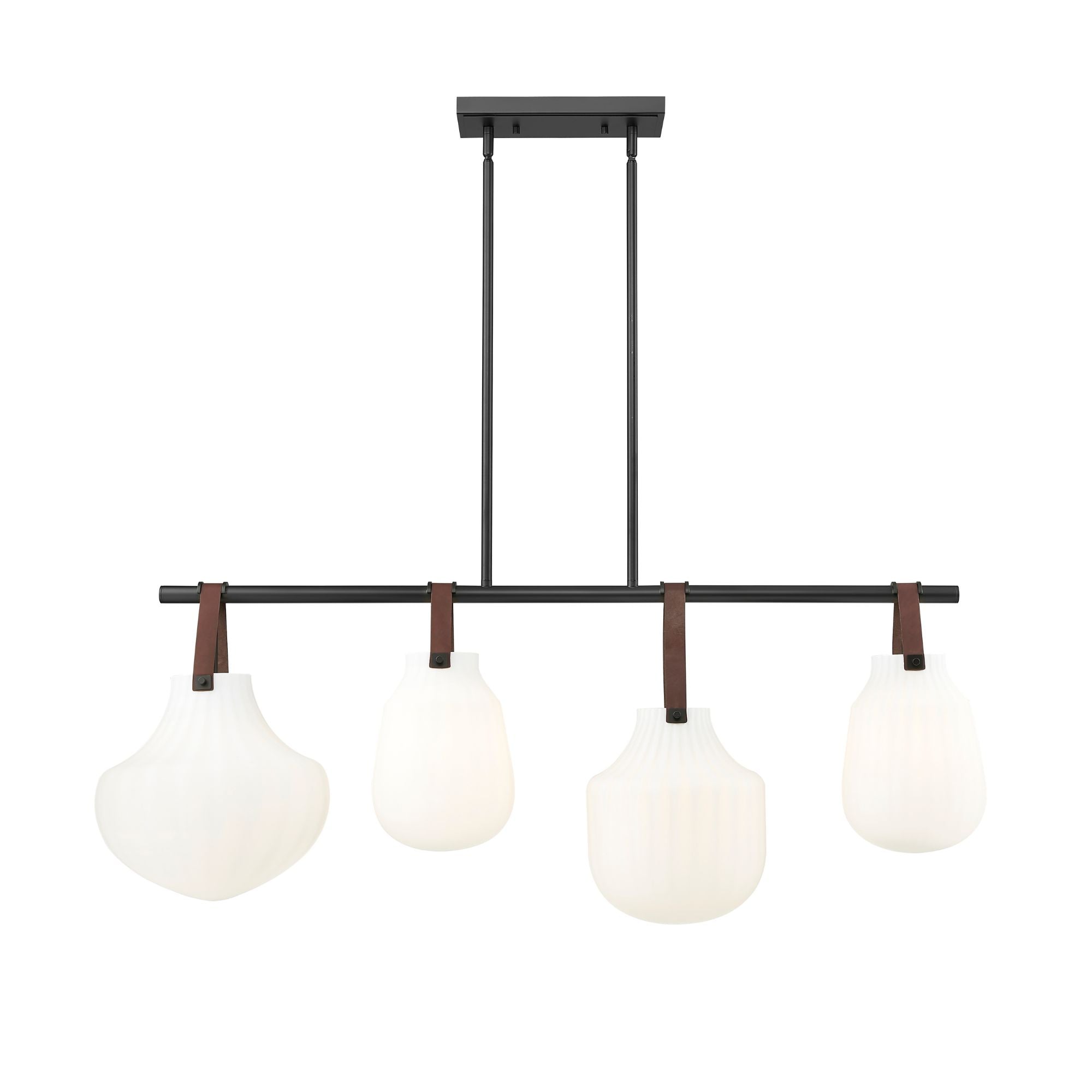 Newbury 4 Light Pendant Matte Black
