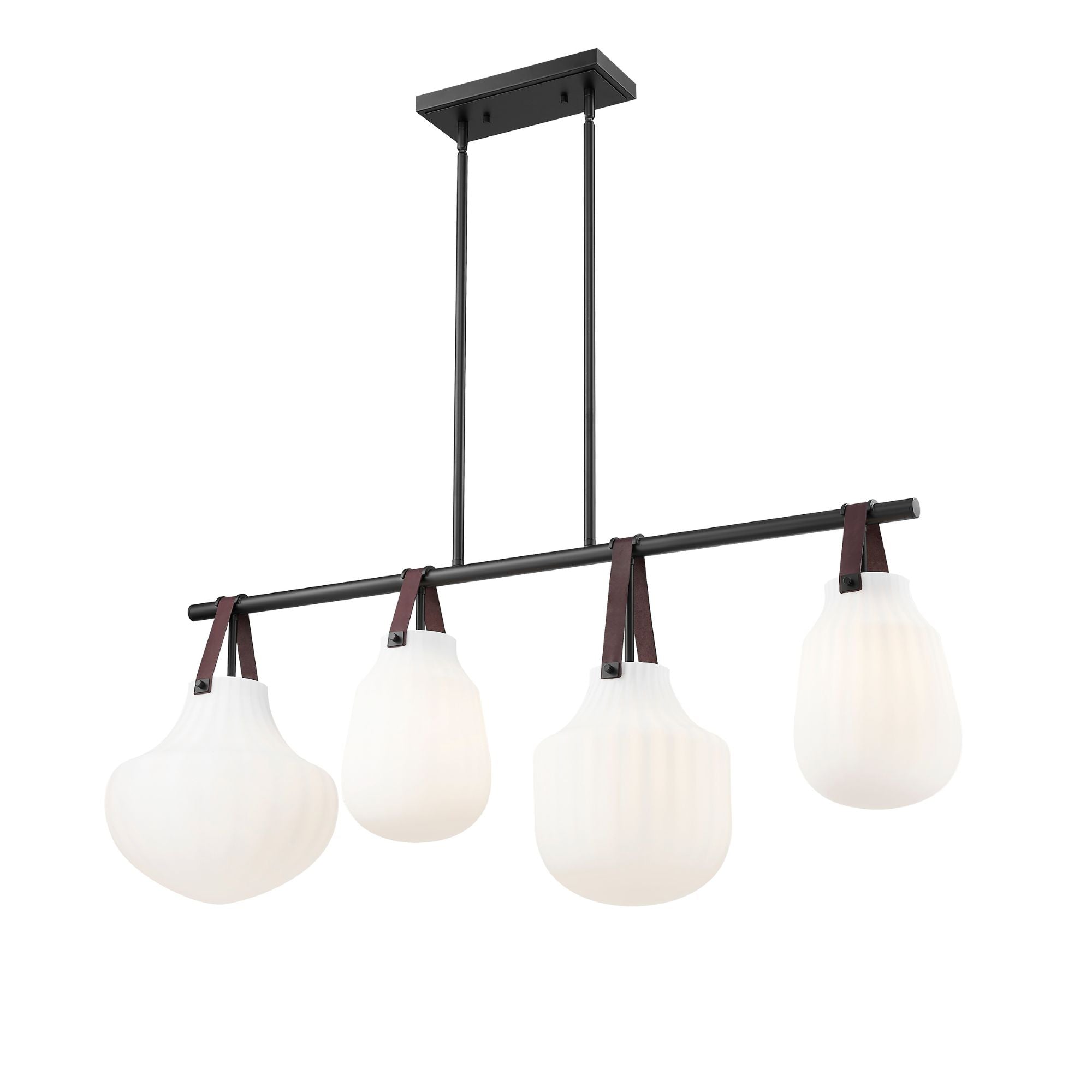 Newbury 4 Light Pendant Matte Black
