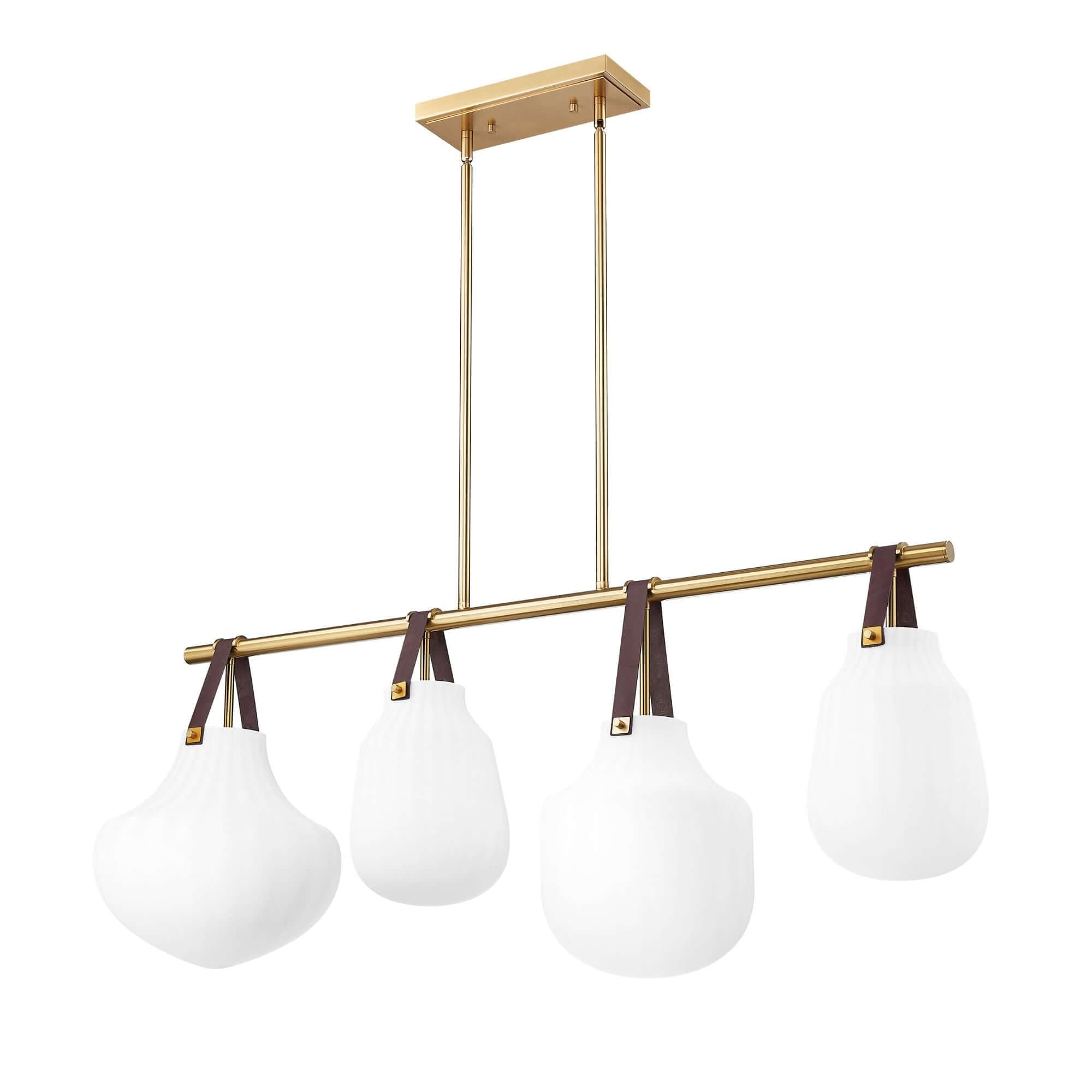 Newbury 4 Light Pendant Modern Gold