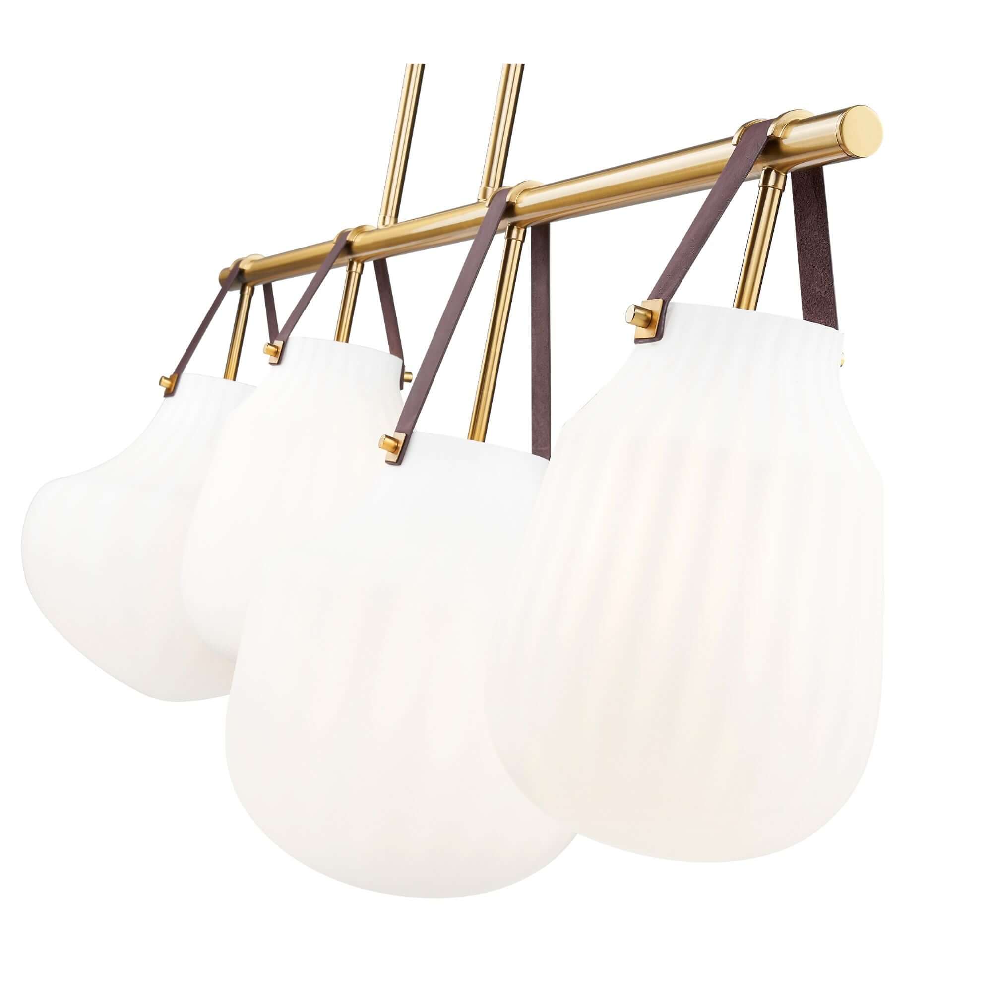 Newbury 4 Light Pendant Modern Gold