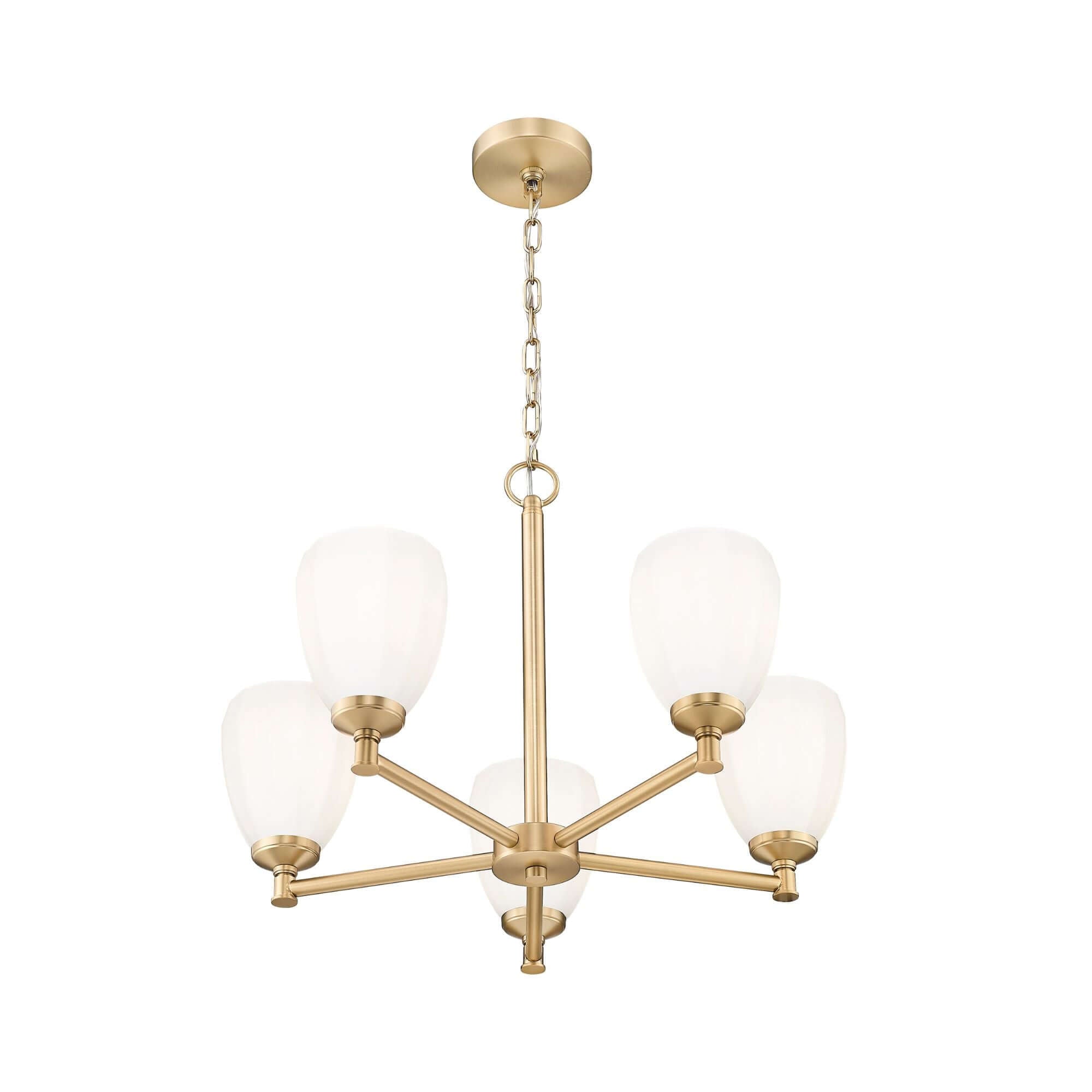 Oren 5 Light Chandelier Modern Gold