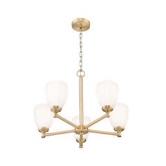 Oren 5 Light Chandelier Modern Gold
