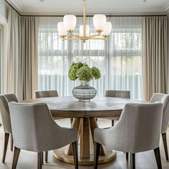 Oren 5 Light Chandelier Modern Gold