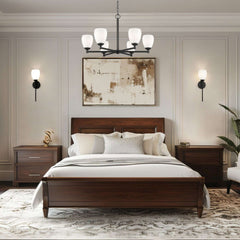 Oren 6 Light Chandelier Matte Black