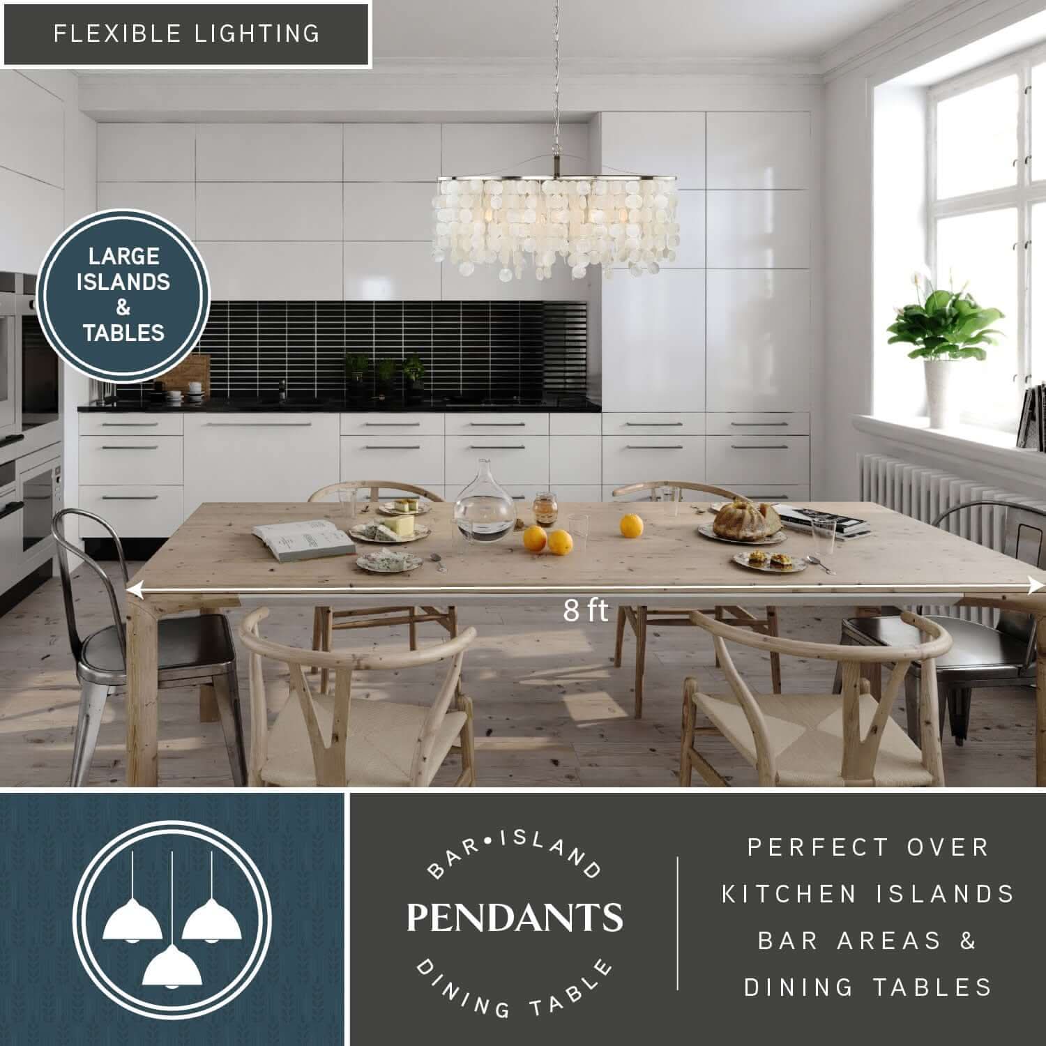 Elsa 5-Light Linear Chandelier