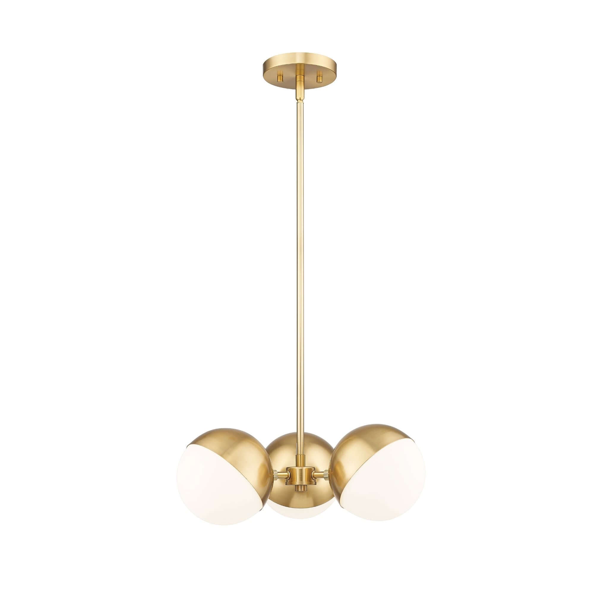 Realm Sphere 3 Light Chandelier Modern Gold