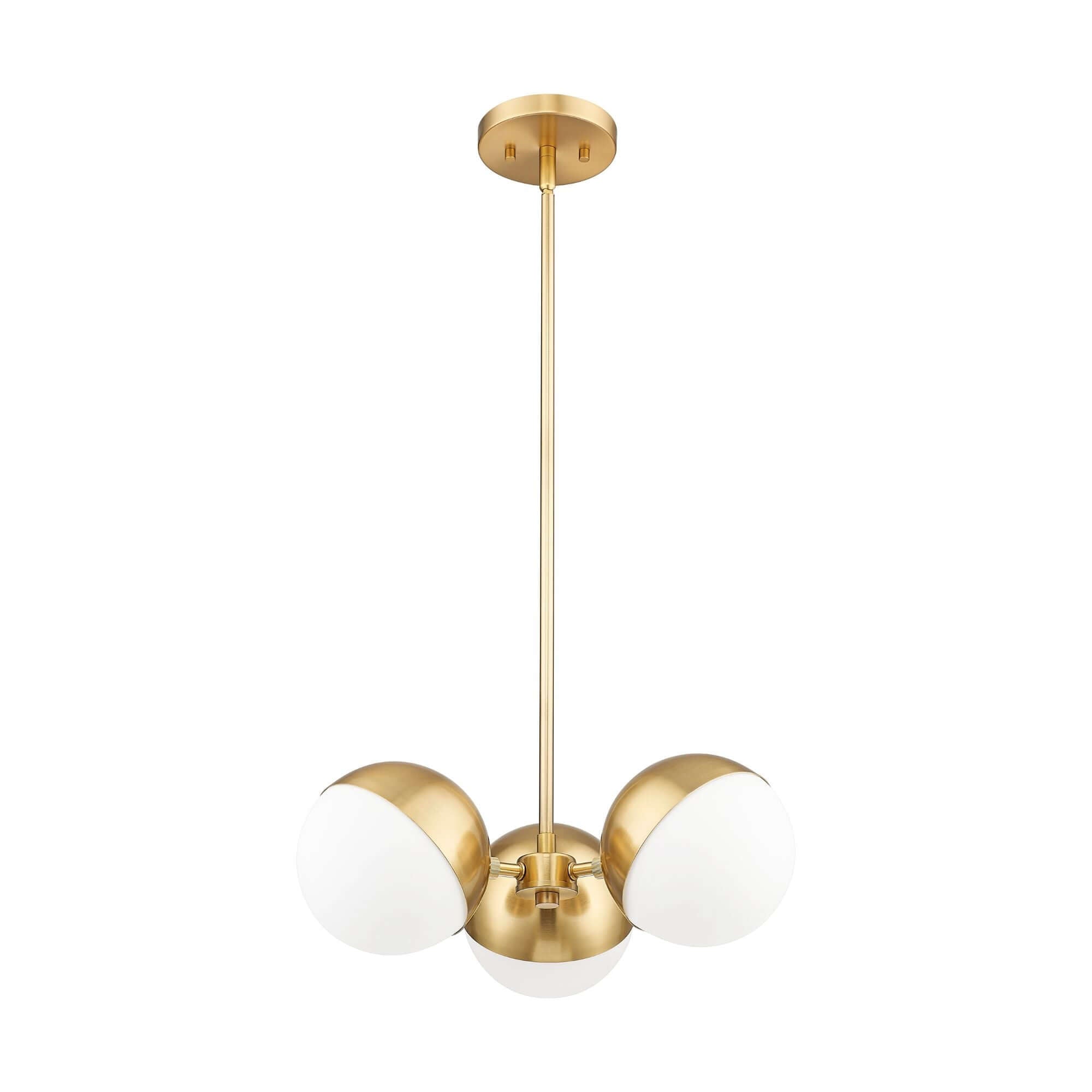 Realm Sphere 3 Light Chandelier Modern Gold