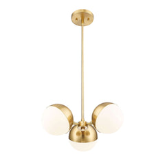 Realm Sphere 3 Light Chandelier Modern Gold