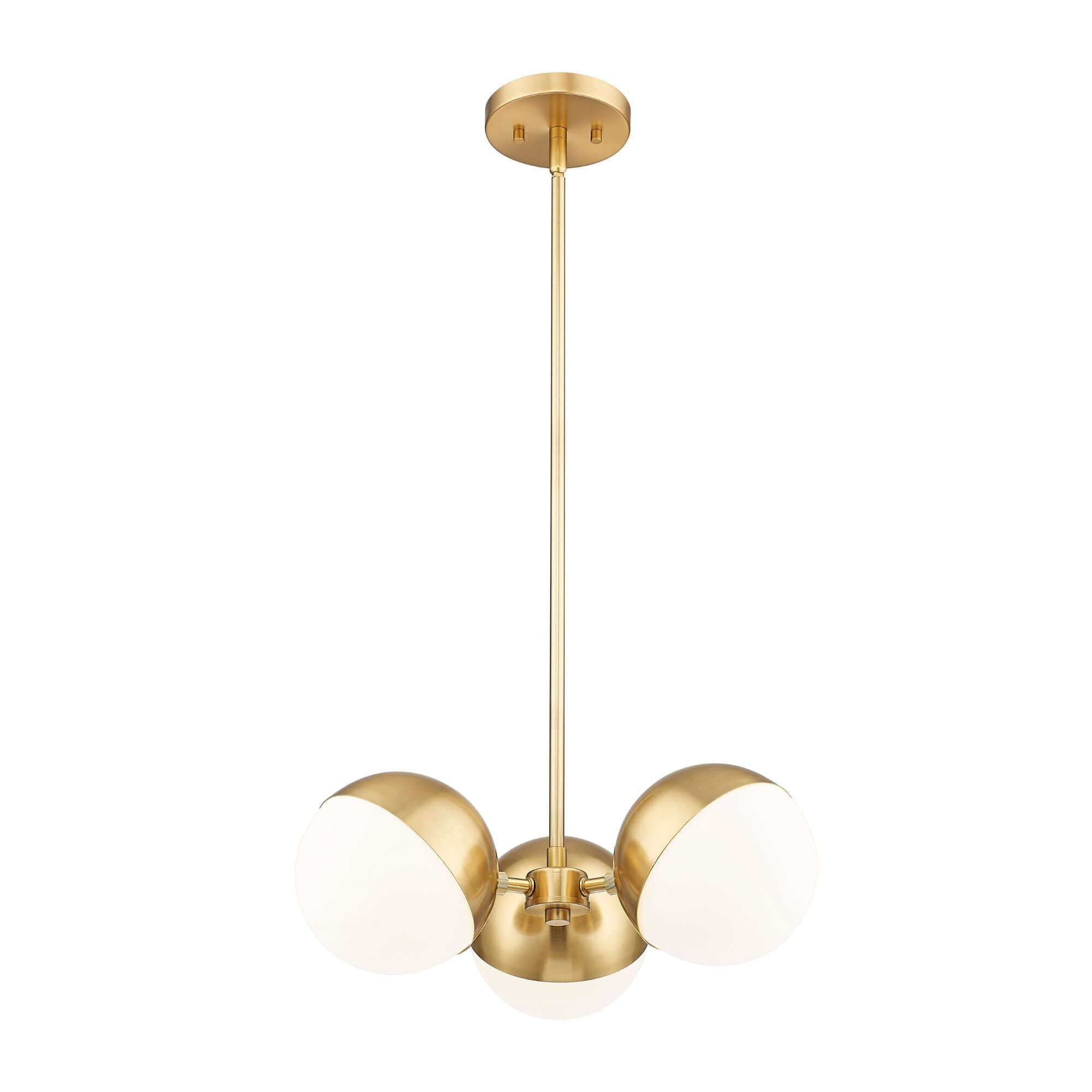 Realm Sphere 3 Light Chandelier Modern Gold