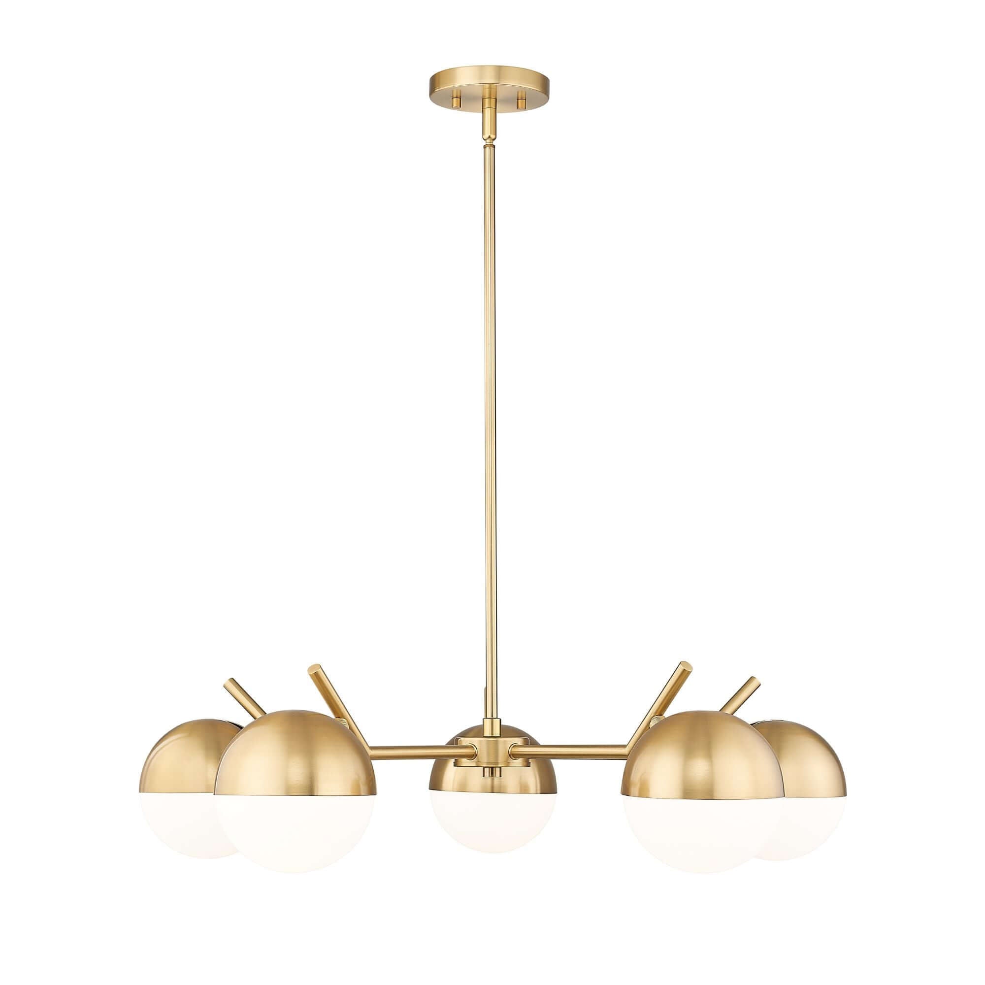 Realm Sphere 5 Light Chandelier Modern Gold