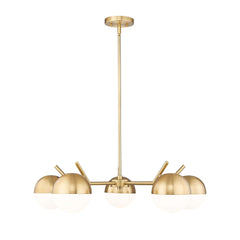 Realm Sphere 5 Light Chandelier Modern Gold
