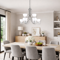 Metropolis 9-Light Chandelier