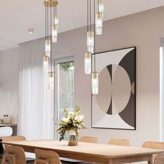 Alton 5 Light Chandelier Modern Gold