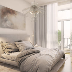 Alito 8 Light Chandelier Polished Nickel